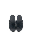 Cow Plan Leather Navy - AMH-011