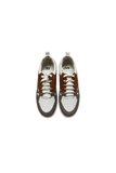 Sneaker Suede Leather Reddish Brown G-03