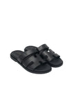Cow Plan Leather Black - AMH-011