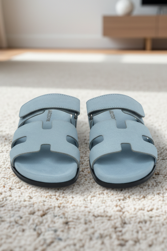 Suede Leather Light Sky Blue AWH-022