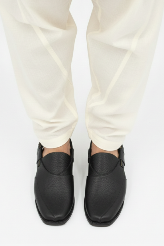 Deer Milled Leather Black - 1103