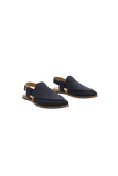 Suede Leather Navy - 1103
