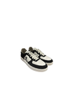 G-01 Sneaker Suede Leather Black/ Brown Plain Leather White