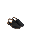 Emboss Leather Black/Plain Leather Black - 019