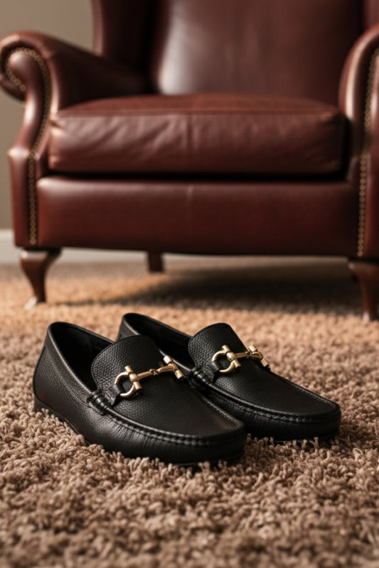 AMC-776 Deer Milled Leather Black/ Brown/ Olive