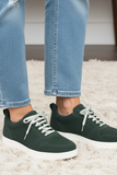 L-04 Sneaker Fawn/ Olive Suede