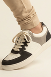 Sneaker Suede Leather Navy G-02